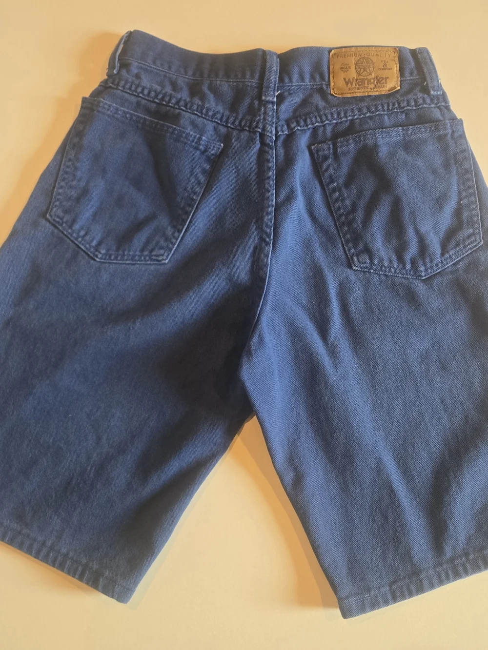 Wrangler Deep Blue Denim Relaxed Fit Shorts Vintage